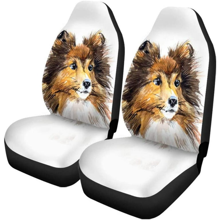 Sheltie Car Seat Cover (Set of 2) Sheltie Car Seat Cover (Set of 2)