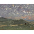 thumbnail image 2 of Gustave Courbet 24x20 Black Ornate Framed Double Matted Museum Art Print Titled: The Dunes De Deauville (1866), 2 of 5