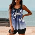thumbnail image 2 of KeFa Fashion Womens Tankini Swimsuits 2 Piece on Clearance Womens Floral Tankini Tops with High Waist Shorts Slimming Bathing Suit Tummy Control, 2 of 6