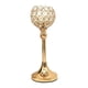 thumbnail image 1 of Porta moderno brillante elegante boda adornos de  El 10x22cm Gloria candelabros de cristal, 1 of 9