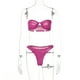 thumbnail image 2 of Conjunto De Bikini Para Mujer Traje De Baño De Dos Piezas Traje De Baño Sin Tirantes Verano Para Playa S Púrpura Sunnimix Traje de bikini de mujer, 2 of 6
