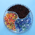 thumbnail image 4 of Assiette de Fruits Transparente Assiette de Fruits Secs Assiette de Noyer Assiette de Bonbons Créative Simple Assiette de Fruits Secs Assiette de Collation avec Couvercle Moderne, 25x15cm, 4 of 5
