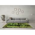thumbnail image 3 of Ahgly Company Indoor Square Persian Green Bohemian Area Rugs, 4' Square, 3 of 4