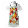 thumbnail image 3 of Shabby Chic Apron Floral Flowers Leaves Buds Frame Artwork Print, Unisex Kitchen Bib Apron with Adjustable Neck for Cooking Baking Gardening, Pale Green Dark Coral Mustard Peach Red, by Ambesonne, 3 of 3
