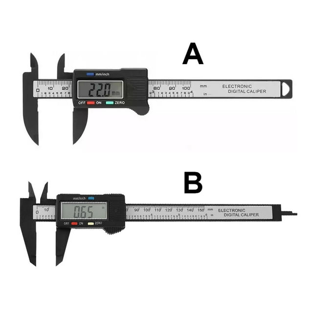 Maoww Digital Caliper Accurate Woodworking Angle Gauge Equipment Electric LCD Screen 100mm Vernier Calipers Work Rulers Measuring Tool 0-150mm