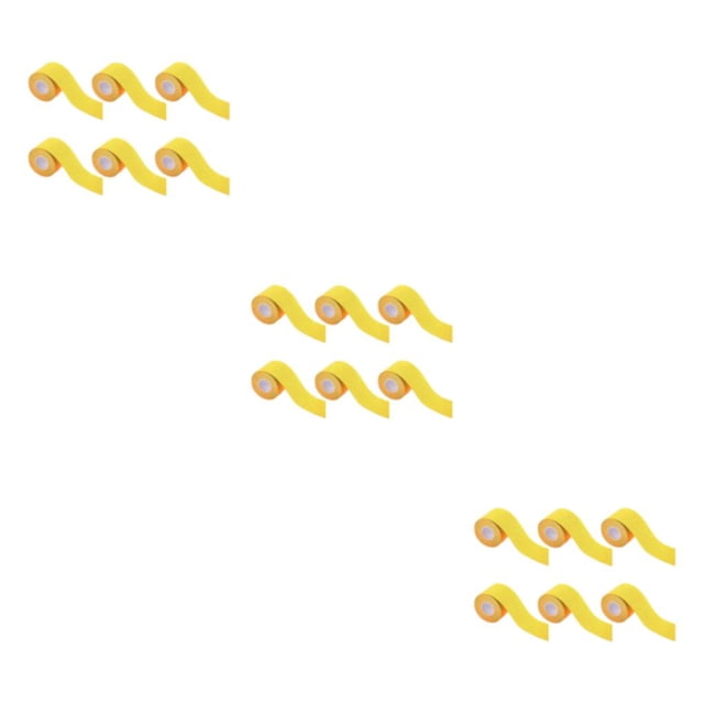 Cinta de recuperación fácil de atlética Greeniant 6 rollos Parche muscular amarillo Limon 3.8 cm