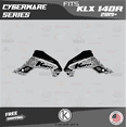 thumbnail image 4 of Kalair GFX Graphics Kit for Kawasaki KLX140R (2019+) Cyberware Series, 4 of 5