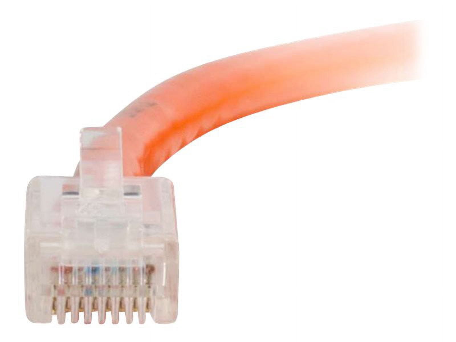 C2G 10ft Cat6 Non-Booted Unshielded (UTP) Ethernet Network Patch Cable - Orange - patch cable - 10 ft - orange