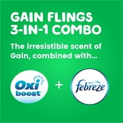 Gain flings! + Aroma Boost Laundry Detergent Pacs, Original, 81 Count