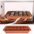 thumbnail image 2 of Baking Mould Cake Tin Brownie with Dividers Loose Base Square 20 cm, 2 of 5