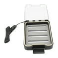 thumbnail image 4 of Fly Fishing Lures Box, Waterproof Slim Sponge Insert Transparent Lid Fly Fishing Box Large Capacity Lightweight Sealing   for Saltwater, 4 of 8