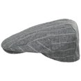 thumbnail image 3 of Regency Wool Pinstripe Ivy Cap - S  - Silver, 3 of 4