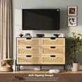 thumbnail image 2 of Bingirl Commode Moderne en Bois Noir : une Unité de Rangement Pratique, 2 of 6