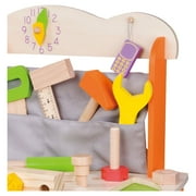 Classic Toy Children's Wood Work Bench - Great for Boys 3 Years and up.