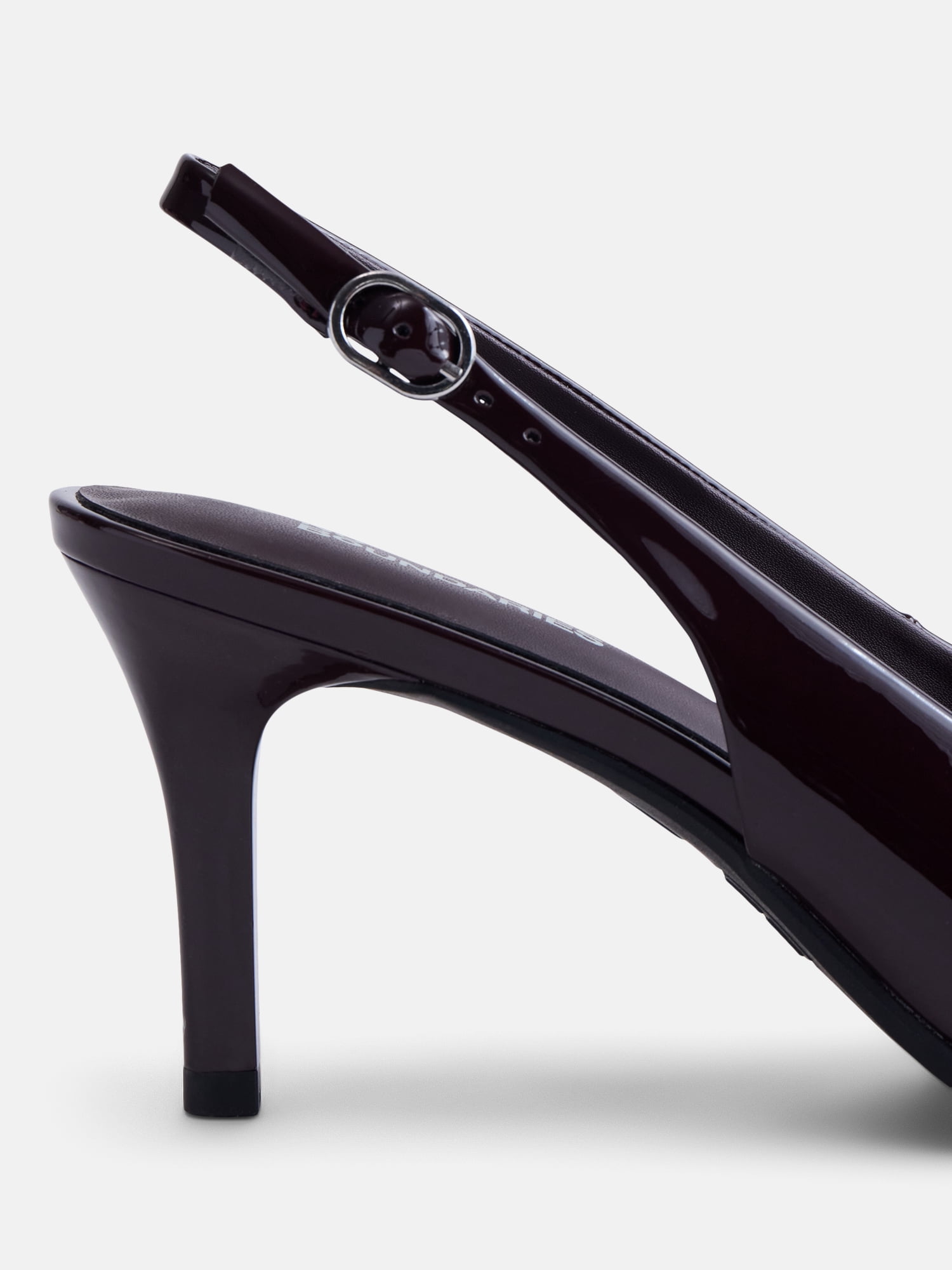 No Boundaries Women's Slingback Peep Toe Heels