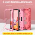 thumbnail image 3 of Fintie Case for iPad Air 11-inch M4/M3/M2 (2026/2025/2024), iPad Air 5th/4th Gen (2022/2020) 10.9", - Heavy Duty Shockproof Kid-Friendly Protective Cover with Built-in Kickstand, Pink, 3 of 10