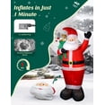 thumbnail image 3 of Santa Claus Inflable Navideño Primelove 2.36 kg 8 pies, 3 of 7
