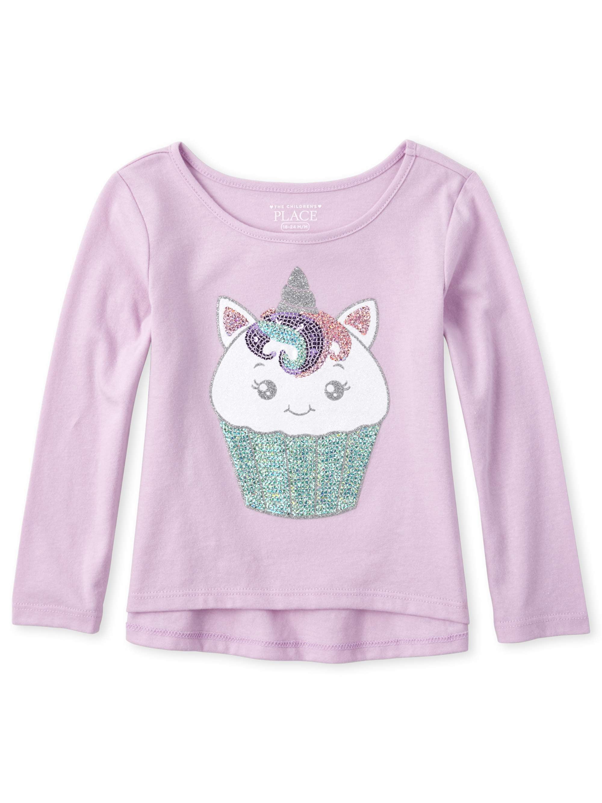 The Childrens Place Baby Girls Graphic Popover Sweatshirt