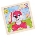 thumbnail image 2 of Small Puzzle Children's Puzzle 9 Pieces Of Woody Forest Animal Story Puzzle, 2 of 8
