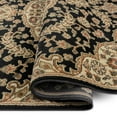thumbnail image 4 of Home Dynamix Royalty Medallion Traditional Area Rug, Black/Ivory, 7'8"x10'4", 4 of 6