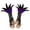 504_Purple, variant on Masquerade Fingerless Gloves for Women Evening Dresses With Feathers Elegant Fashion Accessories Lace Womens Mittens Black