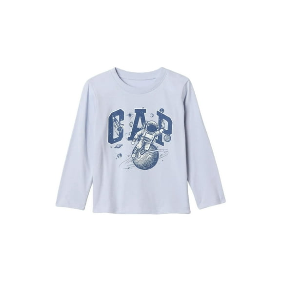 Camisa GAP de manga larga con estampado Jet Stream para bebés y niños, 2 años