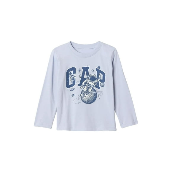 Camisa GAP de manga larga con estampado Jet Stream para bebés y niños, 2 años
