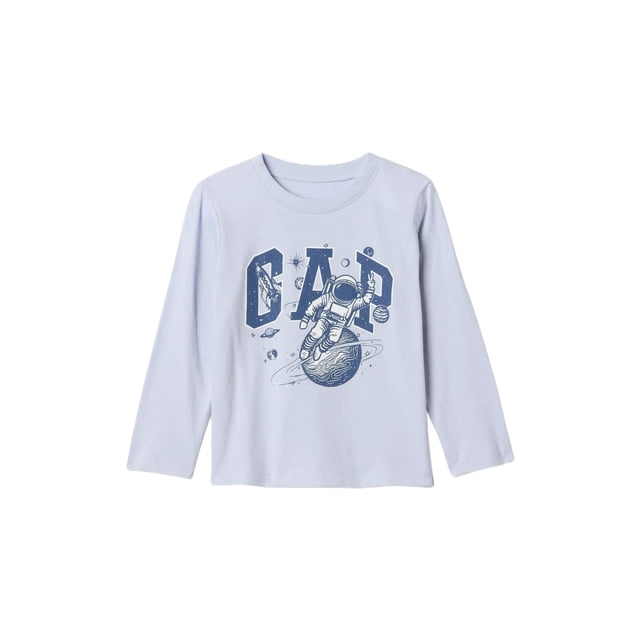 Camisa GAP de manga larga con estampado Jet Stream para bebés y niños, 2 años