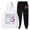 White, variant on Fgnfyis Womens Two Piece Outfits Sets Hoodie Sweatshirt and Long Sweatpants Jogger Workout Set Fall Tracksuit Sweatsuits Pants Sets for Women White XL