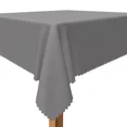 thumbnail image 2 of Tchckioa Solid Color Square Tablecloth,Waterproof Table Cloth for Kitchen,70x70 Inch,Gray, 2 of 6