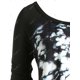 thumbnail image 3 of Más el tamaño de la manga de raglán del tinte del lazo del pañuelo camiseta Rosegal Mangas largas de talla grande, 3 of 5