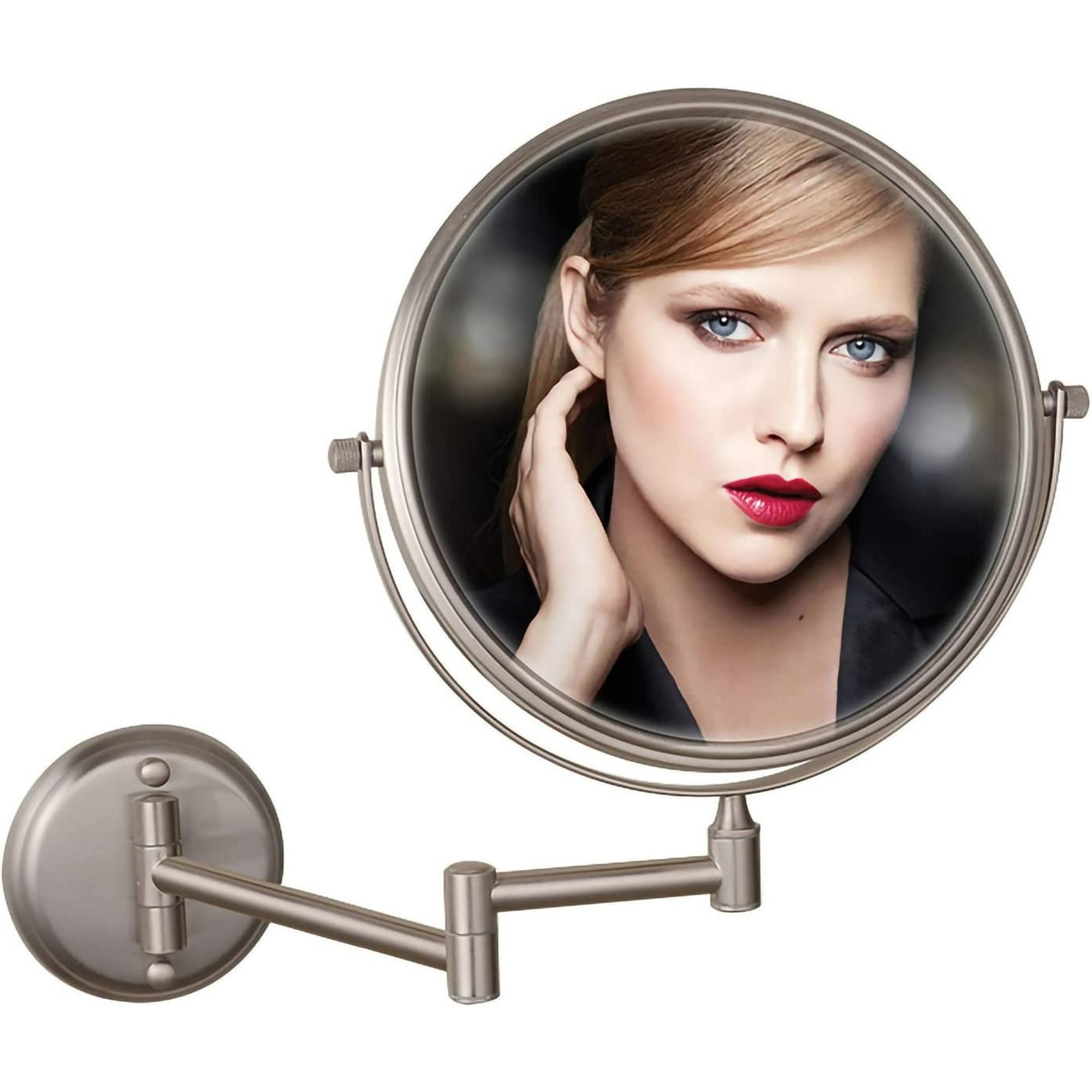 Wall Mounted Makeup Mirror Gold Saubhaya Makeup