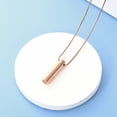 thumbnail image 4 of Cylinder Urn Necklace for Ashes Paw Print Cremation Jewelry for Dog and Cat Stainless Steel Memorial Keepsake Pendant for Men Women Gift, 4 of 7