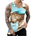 thumbnail image 1 of Cameland Nouveau Débardeur Décontracté de Mode pour Homme d'Été à Imprimé Floral, Sport, Col Rond, 1 of 4