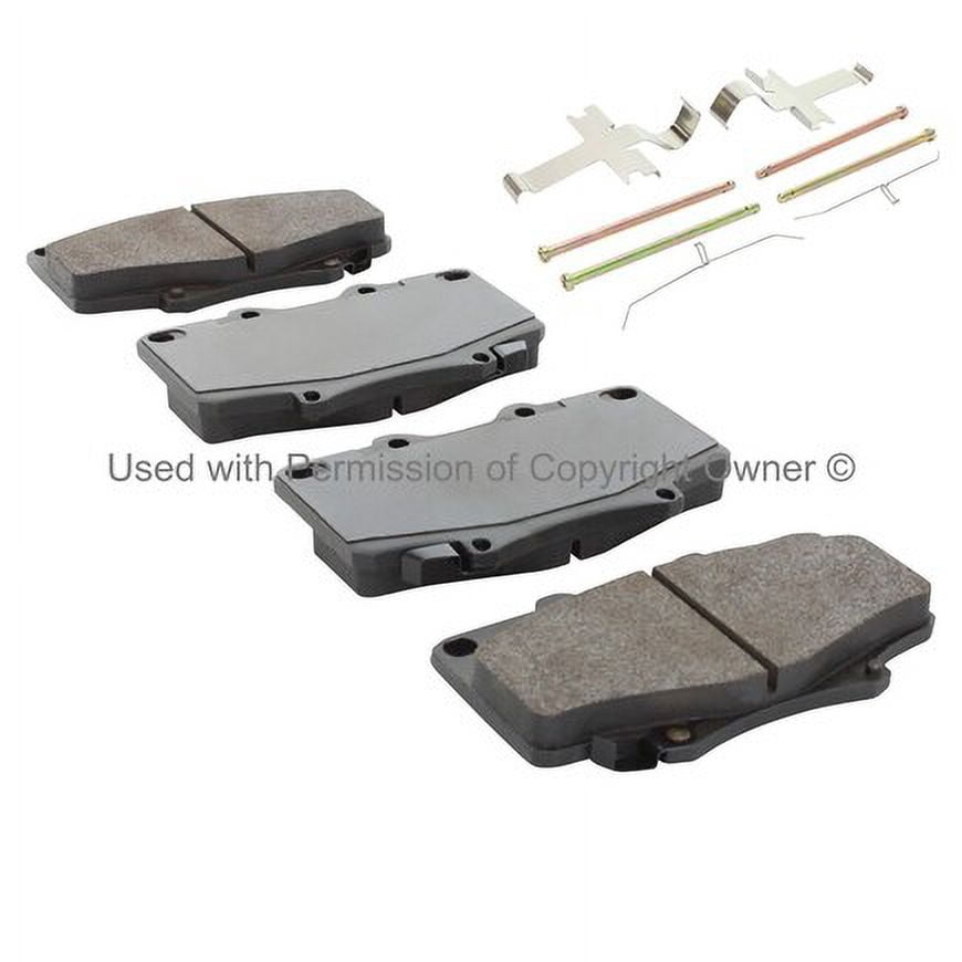 Mpa Electrical 1003-0502C Quality Built Disc Brake Pad Set   Black Series,
