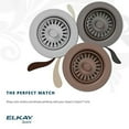 thumbnail image 3 of Elkay LKQS35MC Polymer Drain Fitting, Removable Basket Strainer and Rubber Stopper Mocha, 3 of 3