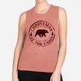thumbnail image 2 of Christmas at the Cabin Women's Muscle Tank X-Large Desert Pink, 2 of 5
