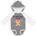 thumbnail image 3 of Inktastic My Great Aunt Loves Me with Cute Kitten and Flowers Boys or Girls Long Sleeve Baby Bodysuit, 3 of 5