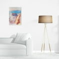 thumbnail image 2 of Wynwood Studio Canvas Cliffside Waves Nautical and Coastal Wall Art Canvas Print Blue 16x24, 2 of 5
