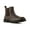Dark Mocha, variant on Ferro Aldo Jayden MFA506020 Heavy Duty Riding Chelsea Boots, in Carbon Black, Men's Size 6.5