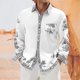 thumbnail image 1 of Camisas de moda 2024 para hombre Camisas de algodón de fibra de bambú lujosas y cómodas para hombre con botones de bolsillo Manga larga S-6XL, 1 of 6