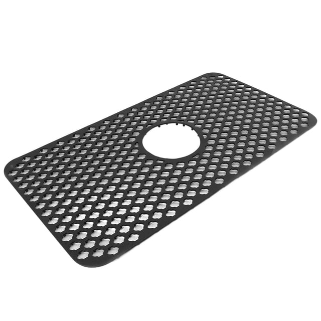 Large Silicone Sink Mat Protector, Non Slip, Reusable And Durable, Easy To Clean, Kitchen Sink Guard, Raised Feet, Fits Most Bowl Sink, Multifunctional