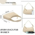 thumbnail image 5 of Montana West Hobo Bags for Women Shoulder Trendy Purses Leather Clutch Purse and Handbags, Tan, 5 of 7