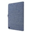 thumbnail image 5 of Case for Amazon Kindle Fire HD8 / HD8 Plus 2020/2022/2024, Fabric PU Leather Folio Cover Soft TPU Inner Multiple Viewing Angles Stand with Card Slots Auto Sleep / Wake - Blue, 5 of 5