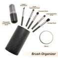thumbnail image 2 of Unique Bargains Makeup Brush Set Professional Quality Makeup Brushes Soft Bristles MakeUp Brushes with Mirror Black 7 Pcs, 2 of 6