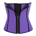 thumbnail image 1 of Entrenador de corsé de entrenamiento de cintura para mujer Cincher Underbust Control de abdomen Entrenamiento deportivo Faja moldeadora de cuerpo Morado S Soledad Corsés de entrenador de cintura para mujer, 1 of 2