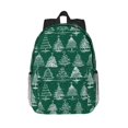 thumbnail image 1 of Easygdp Christmas Trees Mochila Ligera de 15 Pulgadas para Estudiantes, Mochila Cómoda para la Escuela y Viajes, Correas Ajustables, 1 of 6