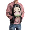 thumbnail image 7 of Kamado Nezuko Unisex Sweatshirts Loose Pullover Sweater Hooded Hoodie 3D Printing Jacket Winter Fall Clothes 4XL, 7 of 7
