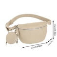thumbnail image 2 of MUSOIE Fanny Pack Crossbody Bags for Women with Purses Trendy Sling Bag Large Travel Belt Bag, 2 of 6