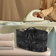 thumbnail image 2 of HELLHERO Travel Irons Organizer Portable Travel Iron Organizer Durable & Protective Organizer with Zipper Closure Black Marble Pattern, Case Only, 2 of 6